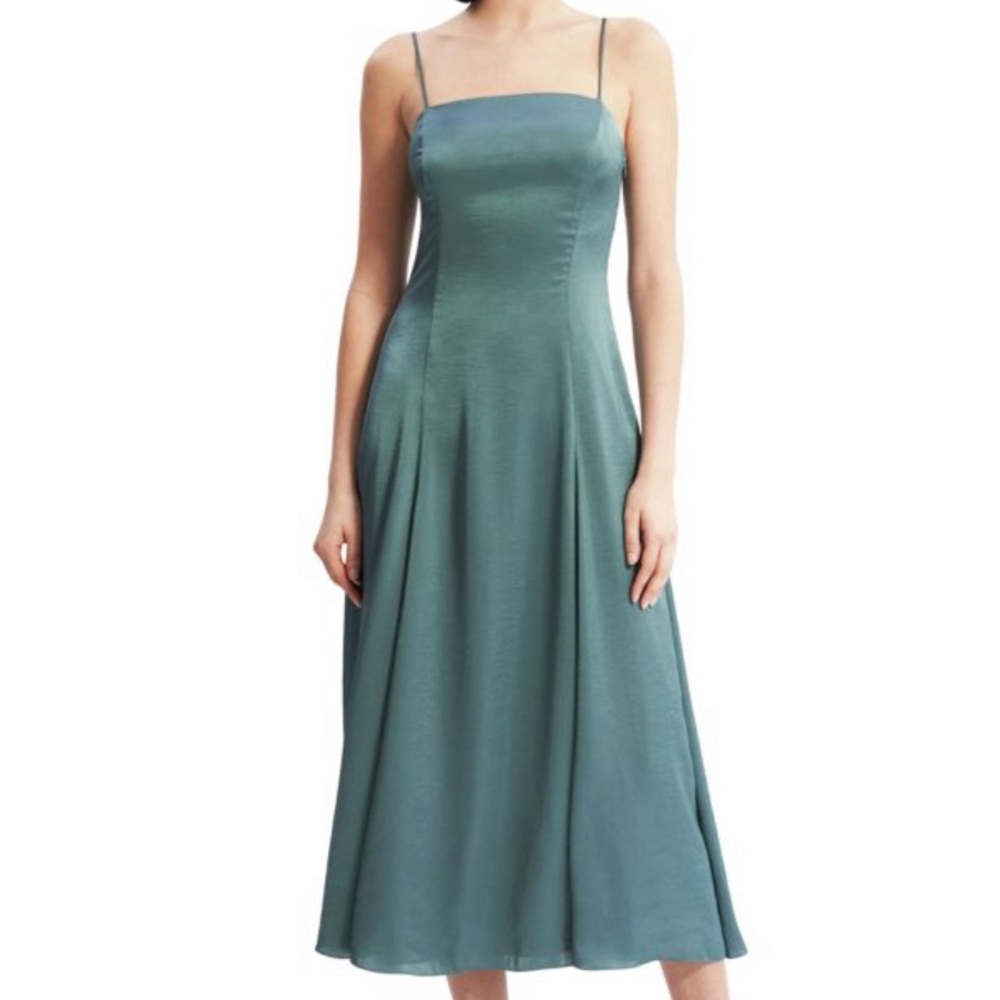 Theory Satin Slip Dress